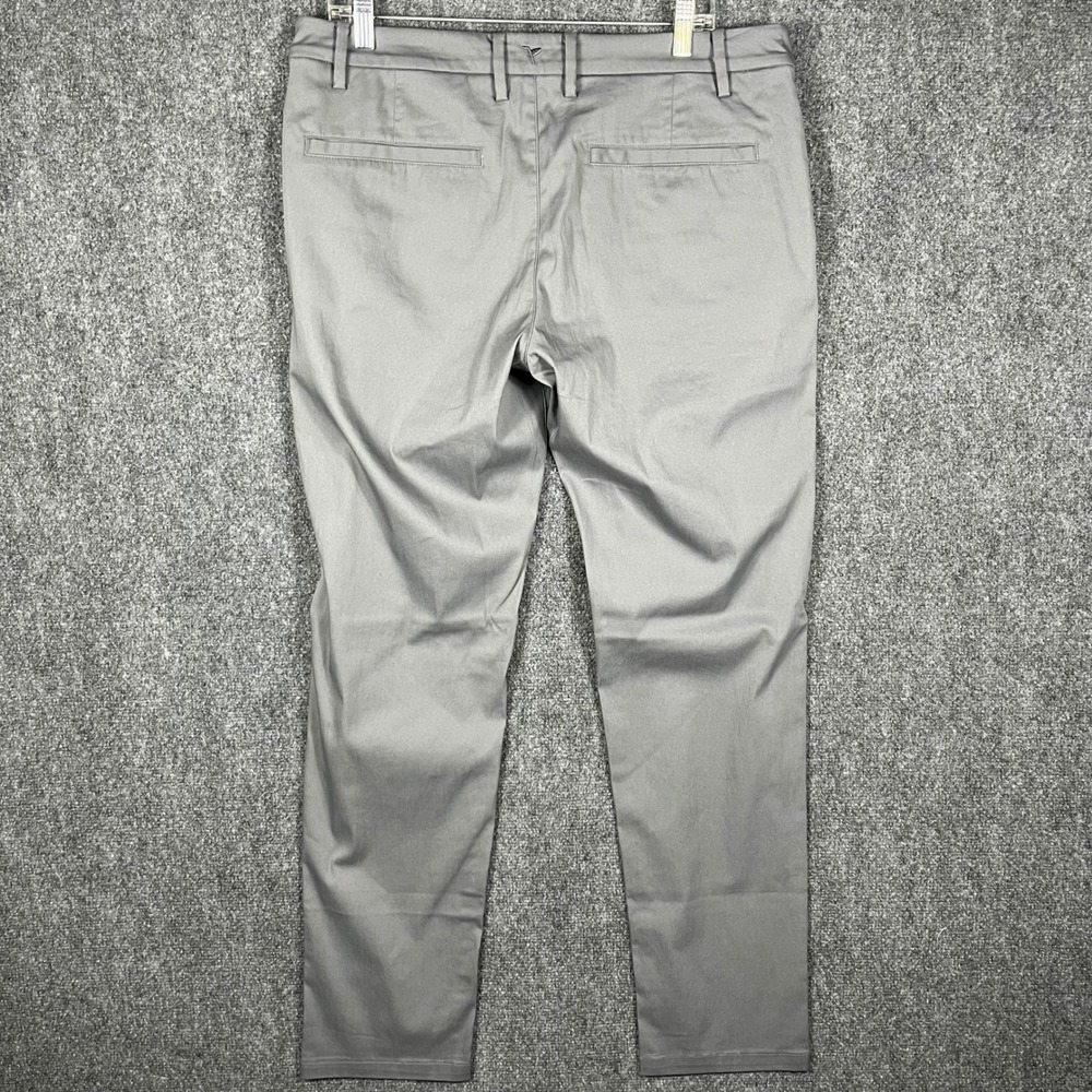 Birddogs Pants Mens 36 Gray Built-in Liner Tapered‎ Khaki Chino Commuter - Picture 3 of 9